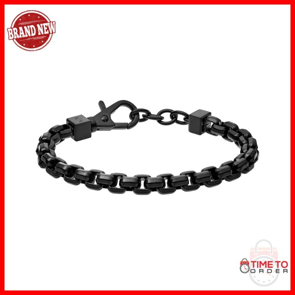 Stainless Steel Chain Bracelet Lobster Clasp Closure Mens Jewelry